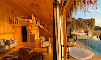 Lavanta ( Honeymoon Full Deniz Manzaralı Özel Havuzlu ve Jakuzili )